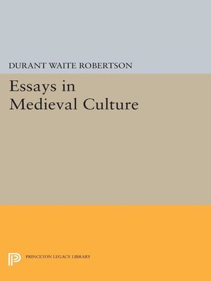 cover image of Essays in Medieval Culture
